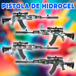 Rifle Lanzador De Hidrogel Automático M416 con Mira Telescópica 