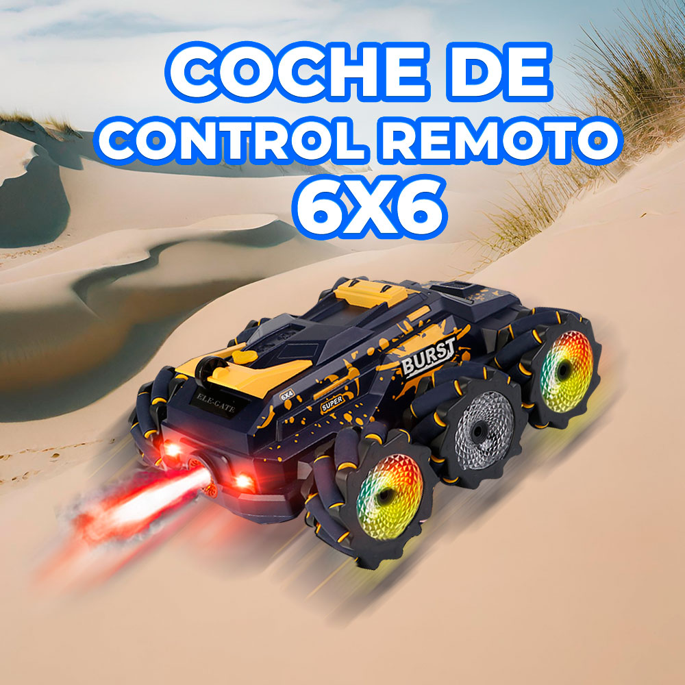 Coche RC Todoterreno Acrobático de 6 Ruedas: ¡Emoción y Aventura! - Image 3