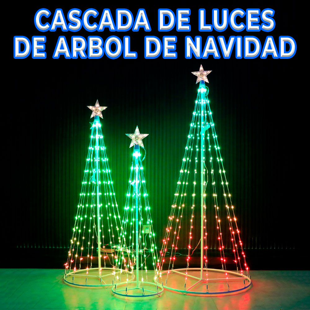 Árbol de Navidad Artificial Preiluminado de 150 cm con Luces RGB y Control por Aplicación: ¡Crea un Espectáculo de Luces Personalizado! - Image 2