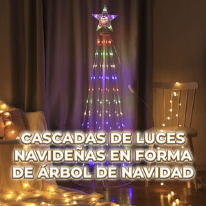 Árbol de Navidad Artificial de 150 cm con Luces Preiluminadas: Elegancia Navideña para tu Hogar.