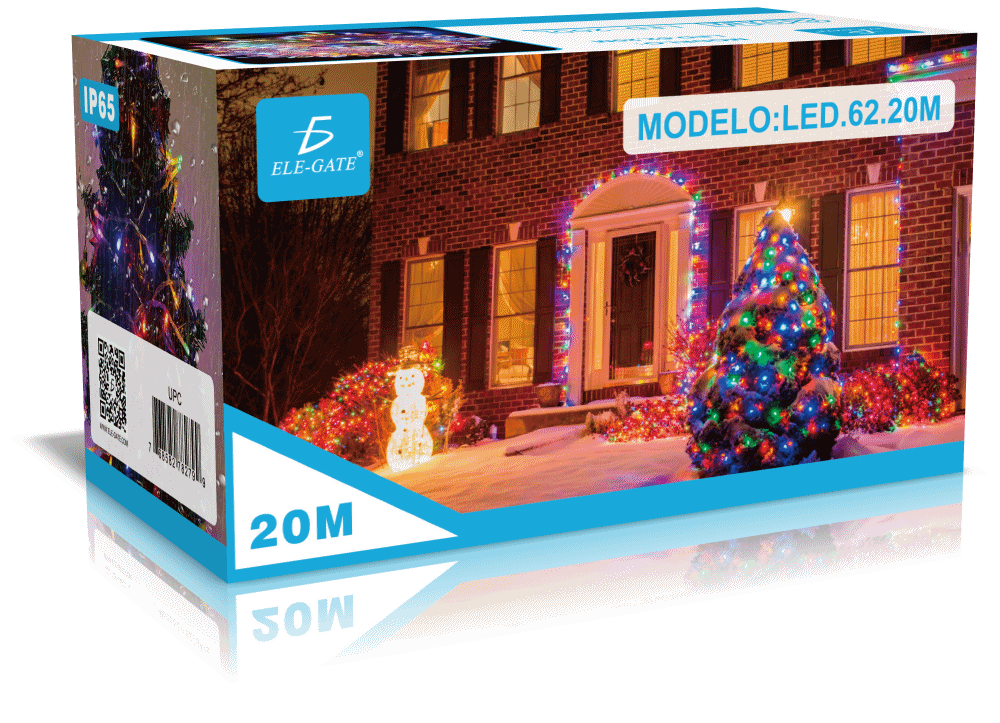 Guirnalda LED de Colores - Deslumbra con una Cascada de 20 Metros de Luces Vibrantes. - Image 4