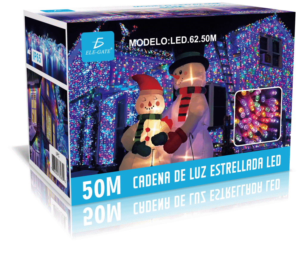 Gran Guirnalda LED de 50 Metros - Iluminación Deslumbrante para Eventos Épicos. - Image 4