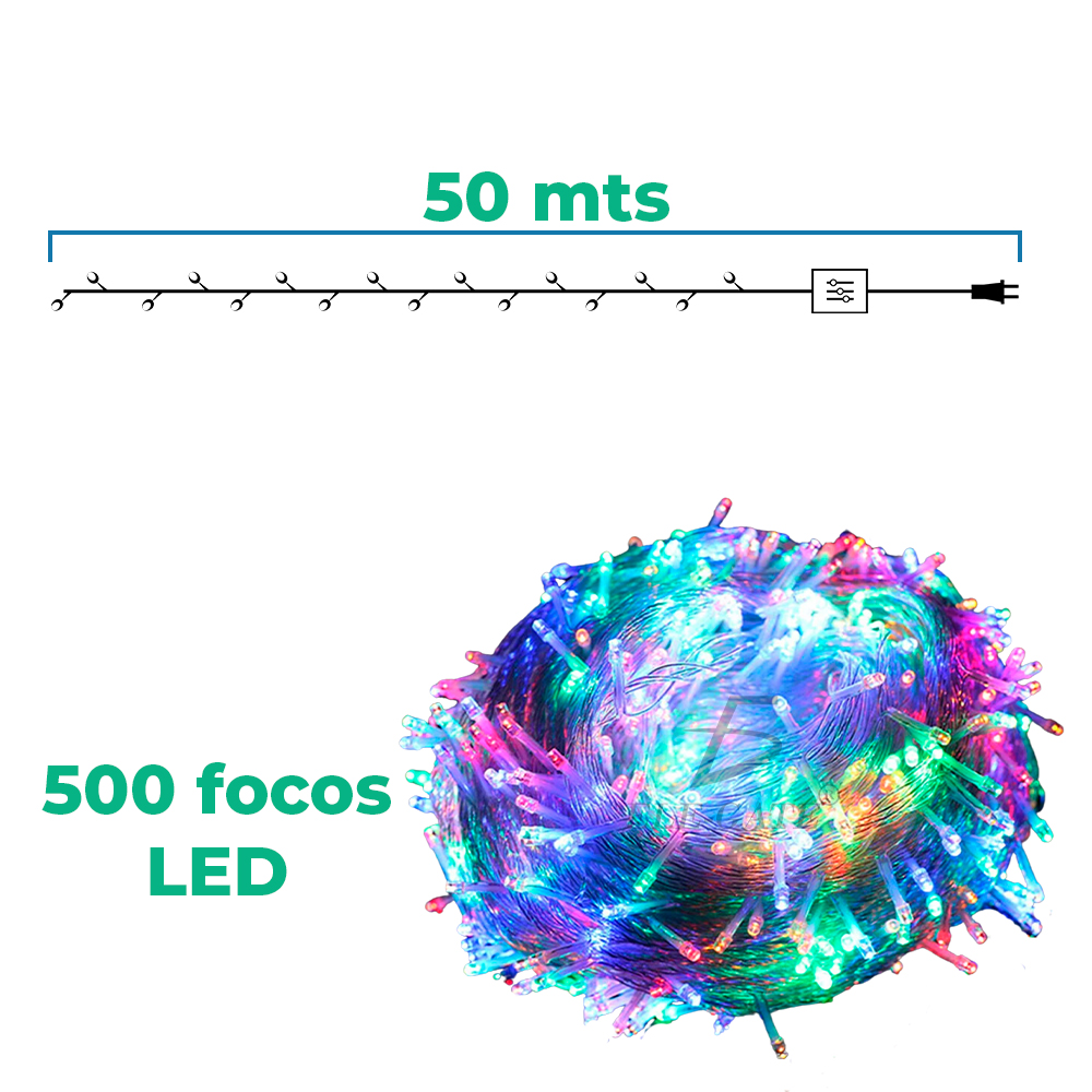 Gran Guirnalda LED de 50 Metros - Iluminación Deslumbrante para Eventos Épicos. - Image 2