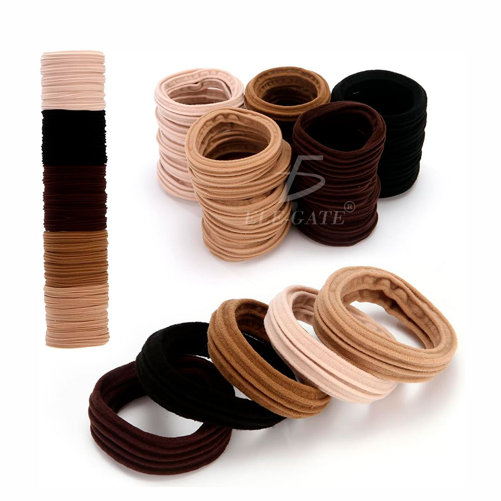 Kit de 100 pz Lazos Elásticos para Cabello Grueso: Comodidad y Estilo en una Colección Vibrante" - Image 6