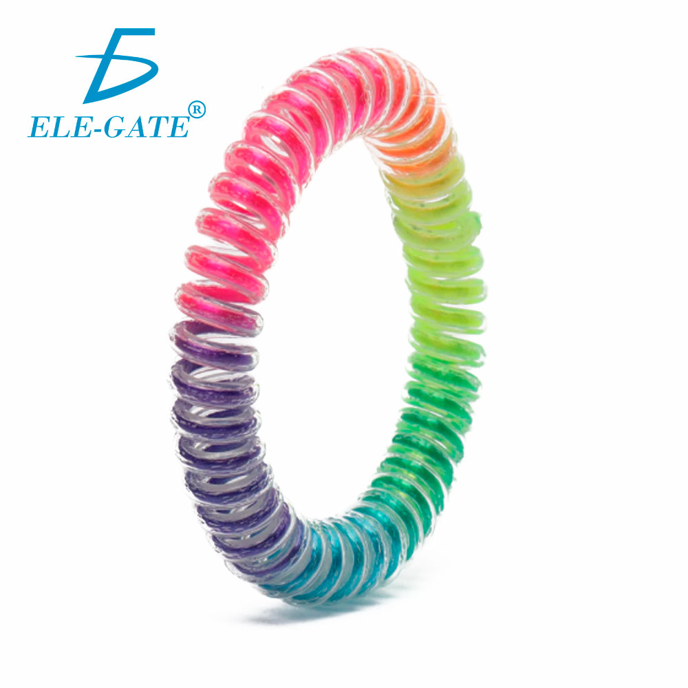 2 Bandas Elásticas de Arcoíris para el Cabello - Accesorios Prácticos y Coloridos