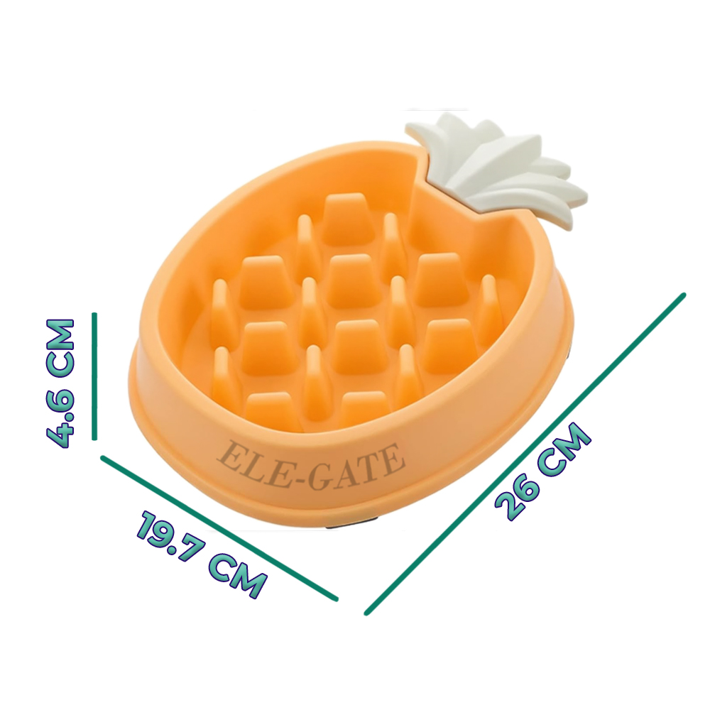Plato Anti Asfixia en forma de Piña - Image 7