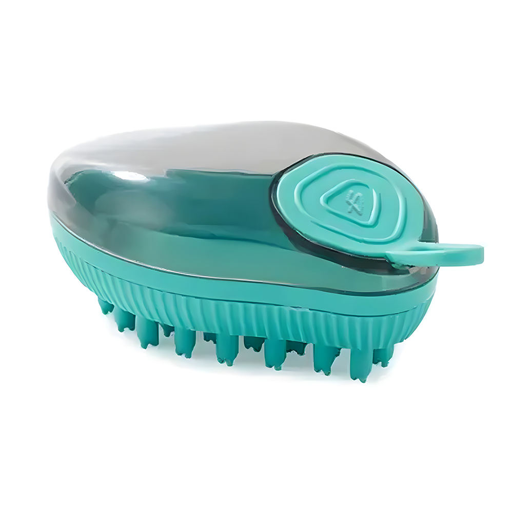 Cepillo de Baño con Jabonera Rellenable para Gatos y Perros - Image 4