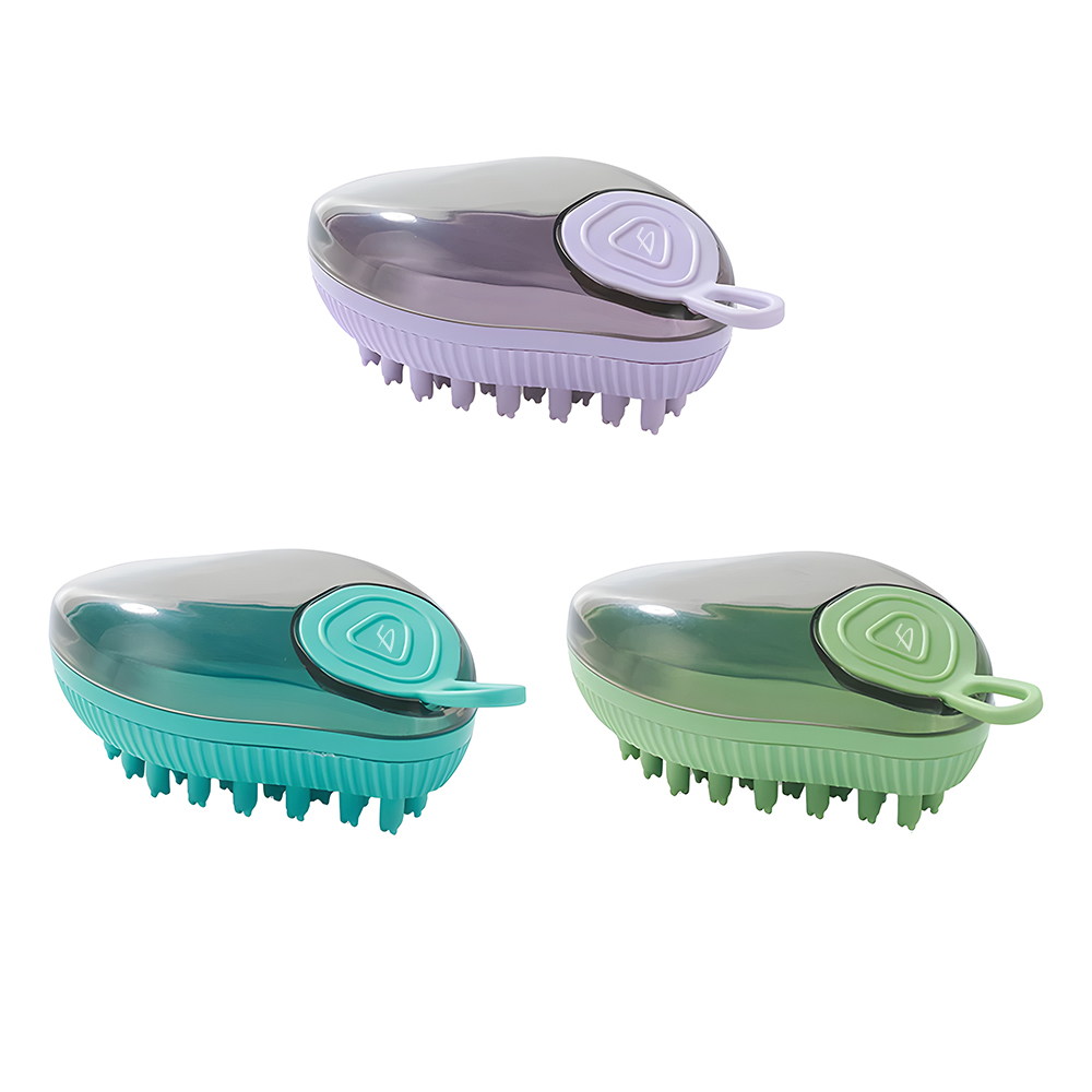 Cepillo de Baño con Jabonera Rellenable para Gatos y Perros - Image 2