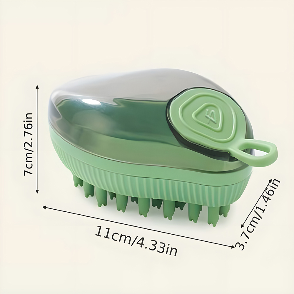 Cepillo de Baño con Jabonera Rellenable para Gatos y Perros - Image 7