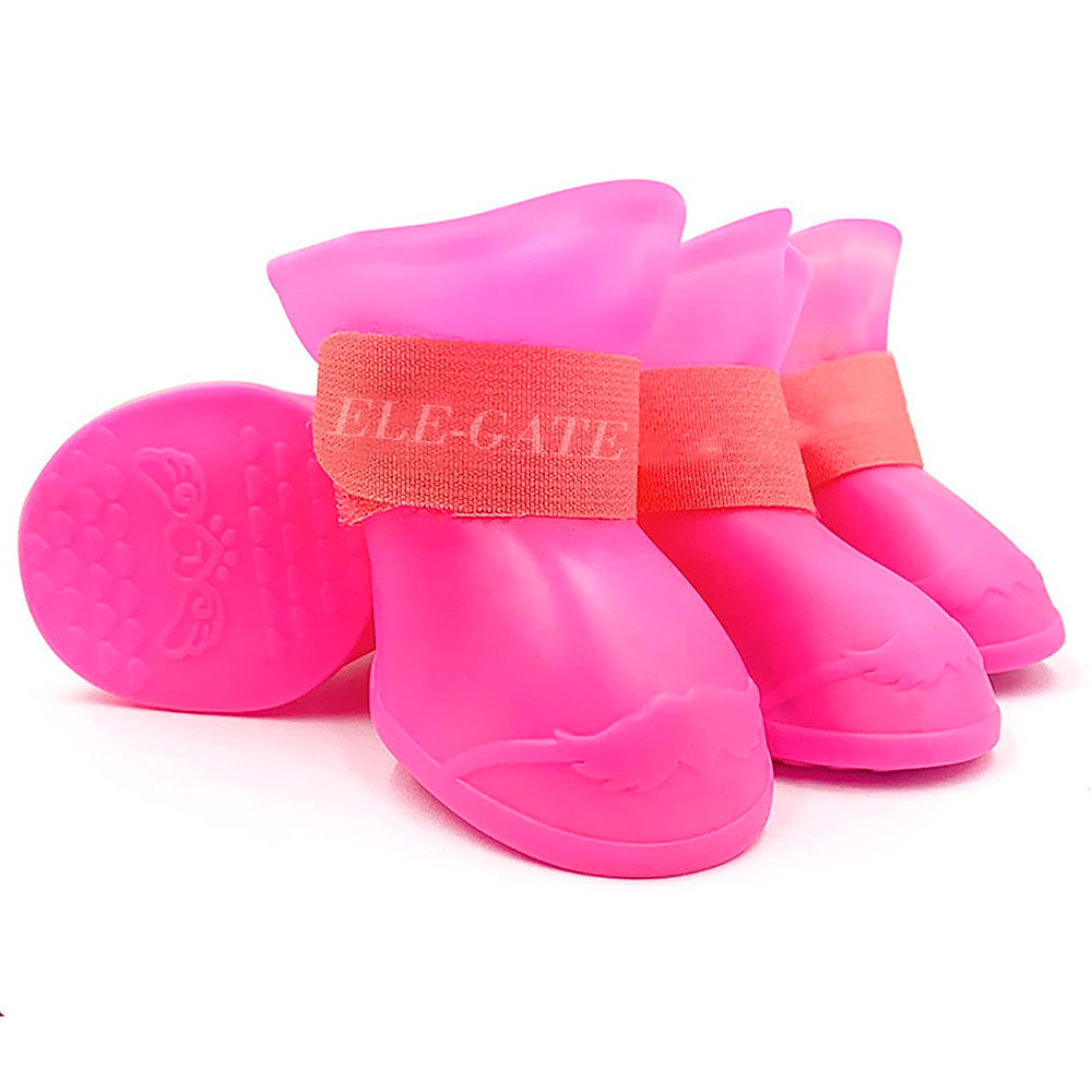 Botas de Lluvia para Mascotas - Zapatos de PVC para Protección de Patas - Image 5