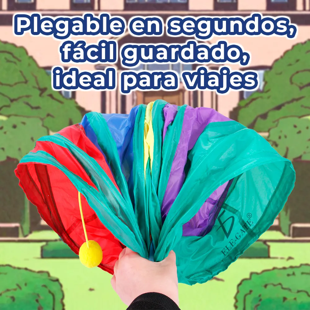 Túnel en Forma de T con Tres Salidas para Gato - Imagen 5