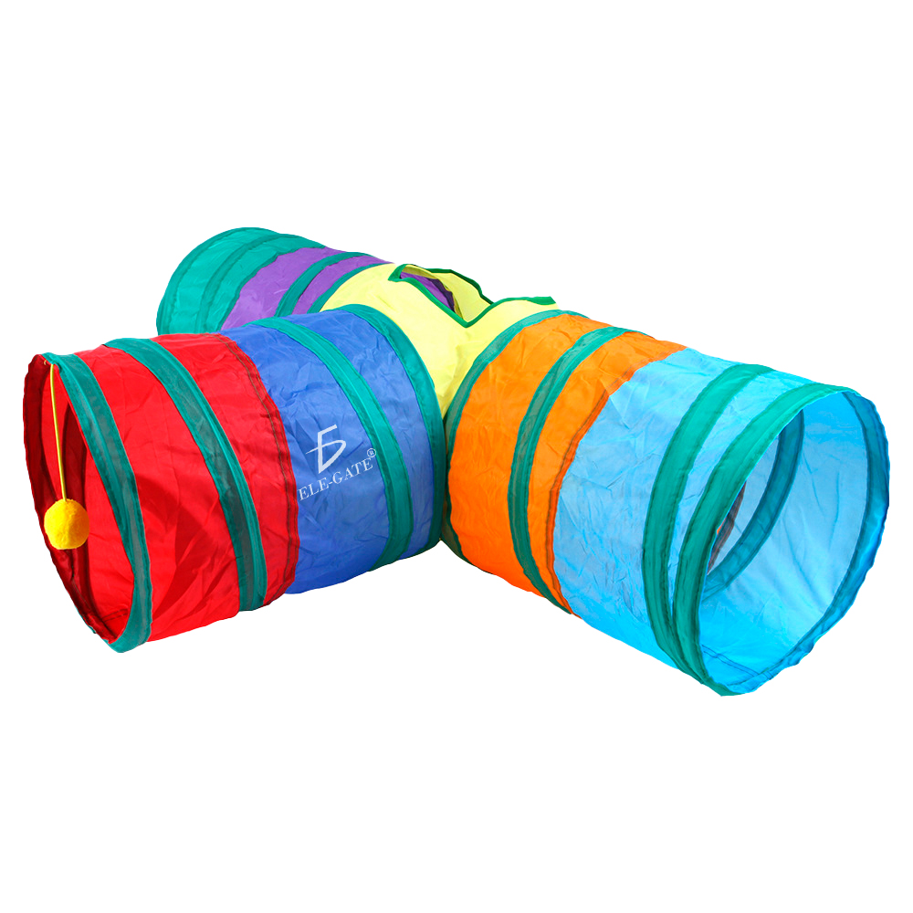 Túnel en Forma de T con Tres Salidas para Gato - Image 2