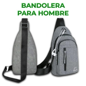Bolso bandolera para hombre y mujer
