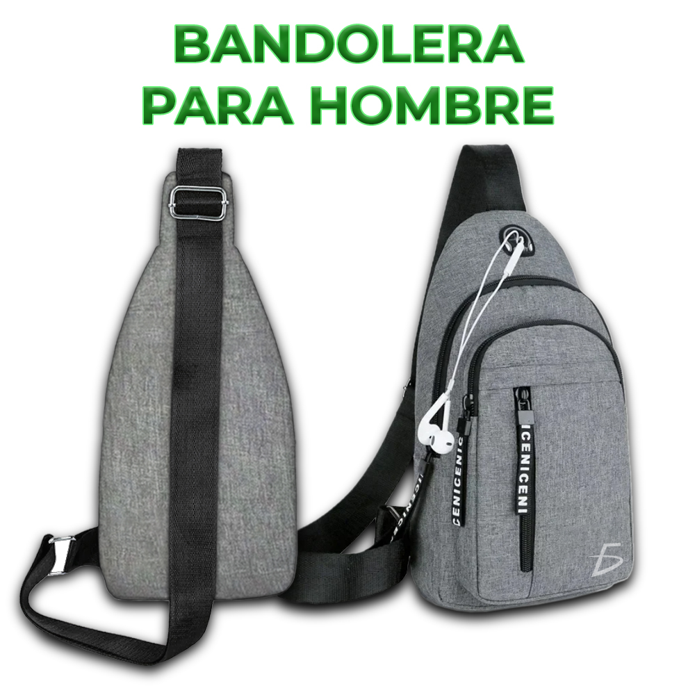 Bolso bandolera para hombre y mujer
