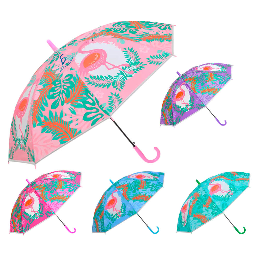 Paraguas con Protección UV Impermeable con Diseño Tropical