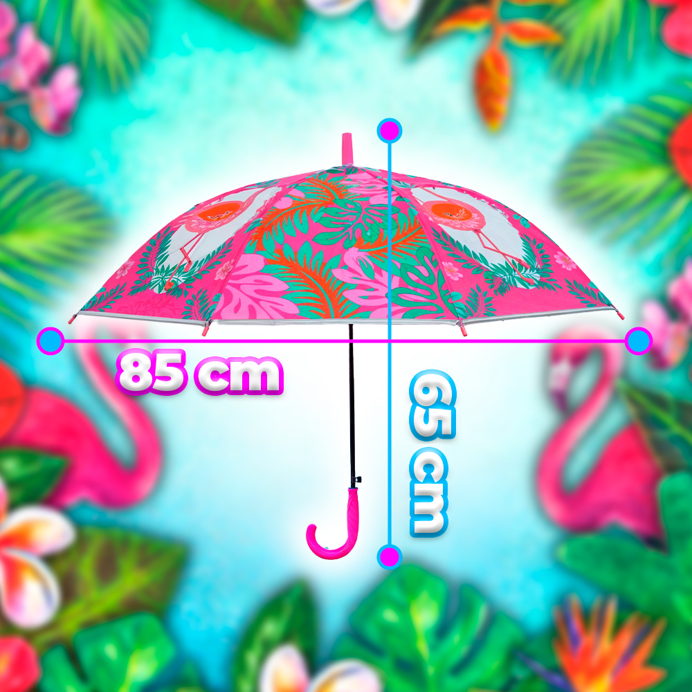 Paraguas con Protección UV Impermeable con Diseño Tropical - Image 7