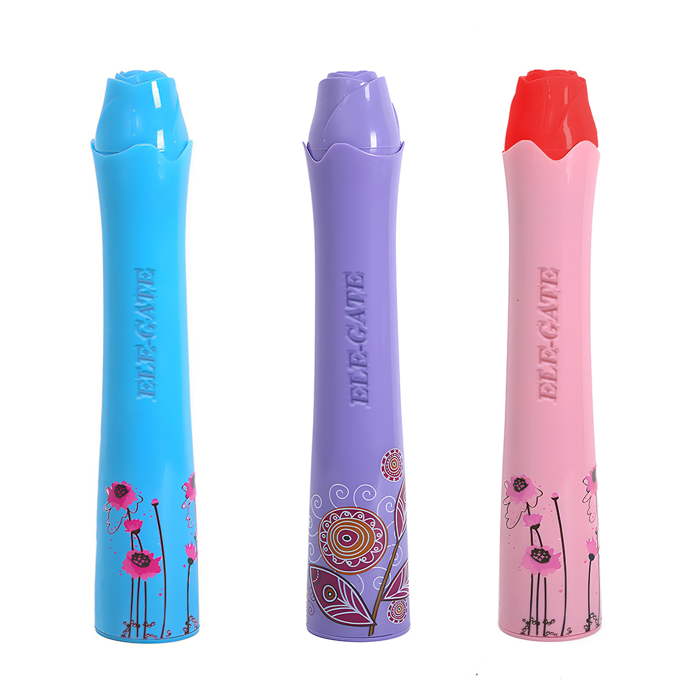 Paraguas Abatible con Mango en Forma de Flor y Estuche Plastico - Image 2