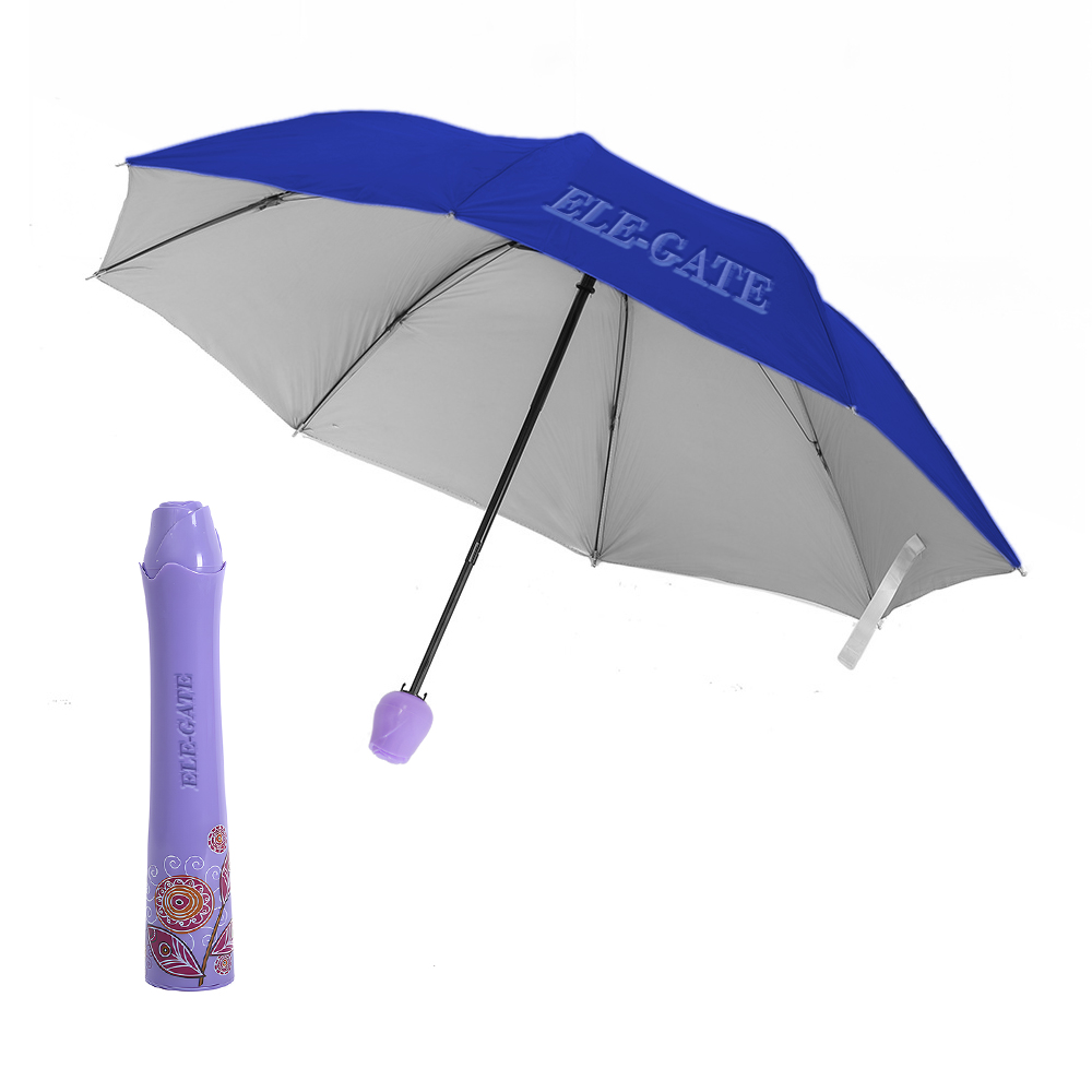 Paraguas Abatible con Mango en Forma de Flor y Estuche Plastico - Image 5