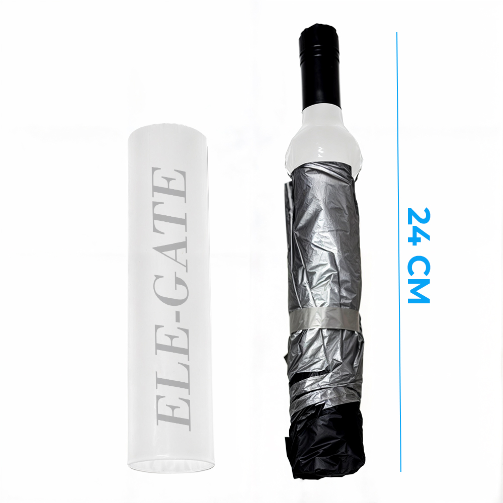 Paraguas Compacto Abatible Semiautomático con Capsula en Forma de Botella - Image 4