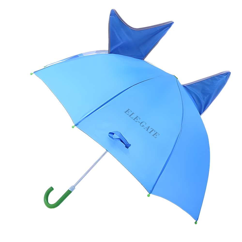 Paraguas Kawaii con Forma de Tiburón y Aletas Desplegables - Image 3