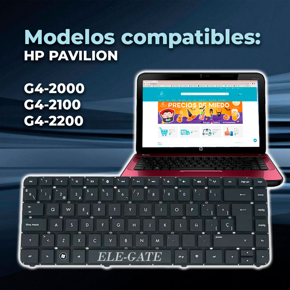 Teclado de Repuesto para Laptop HP G4-2000 - Compatible con G4-2000, G4-2100, G4-2200 y Más - Image 4