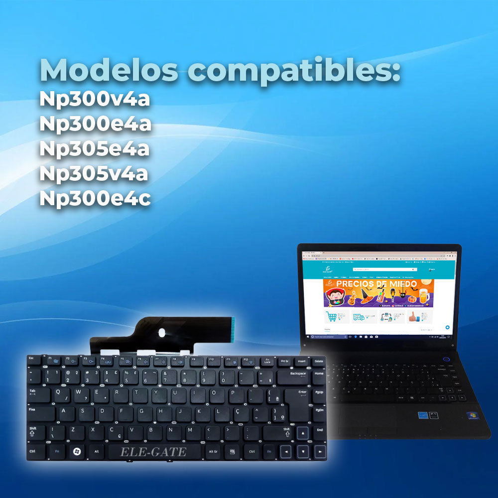 Teclado Laptop Para Samsung Np300e4c Np300e4a 300v4a 300e4a Español - Image 4