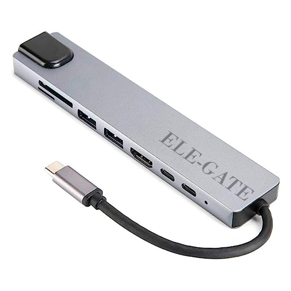 Hub USB 3.0 de Alta Velocidad con 8 Puertos y Salida Tipo C - Image 2