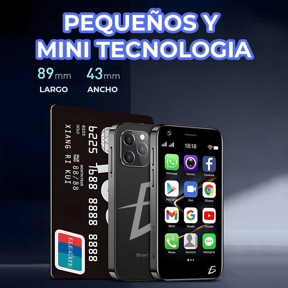 Hiking Minismartphone A13 Memoria 8g+ 1g Ram Rosa Dual Sim - Image 4