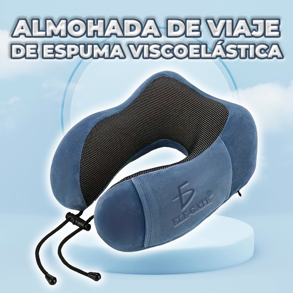 Almohada de Espuma Viscoelástica para Viajes