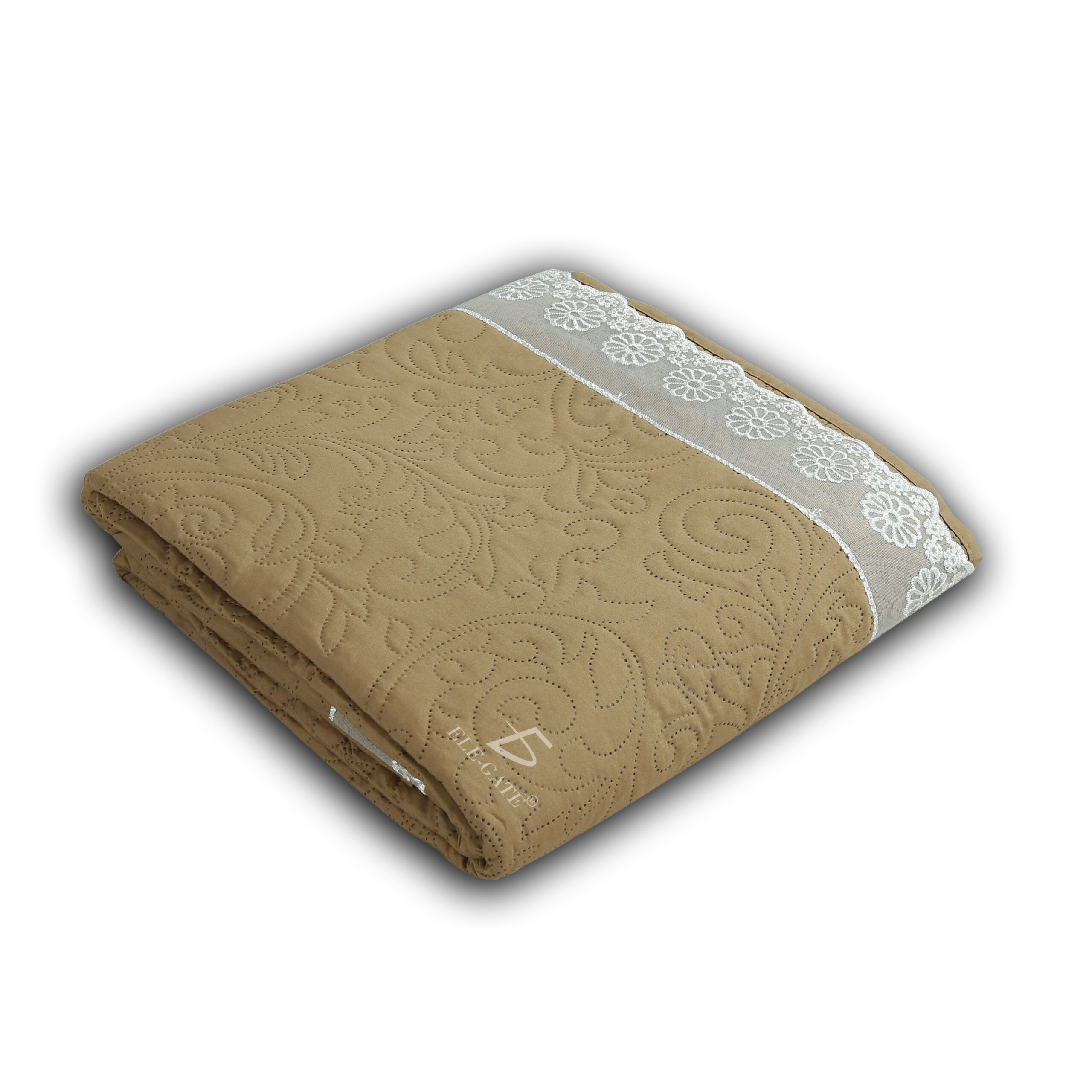 Kit de 3 Pzs Colcha y Fundas de Almohada con Diseño de Discreto de Olanes: Elegancia y Confort - Image 2