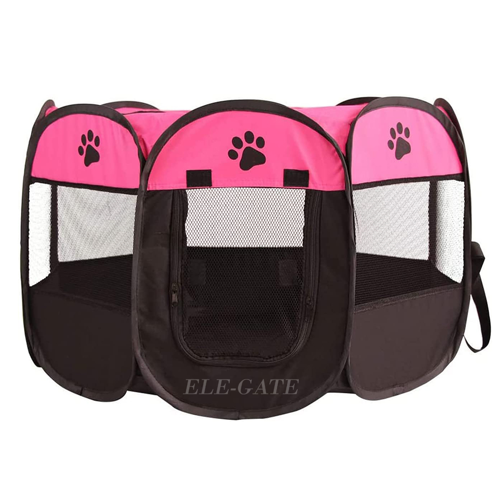 Corralito plegable para mascotas con funda de transporte - Image 5