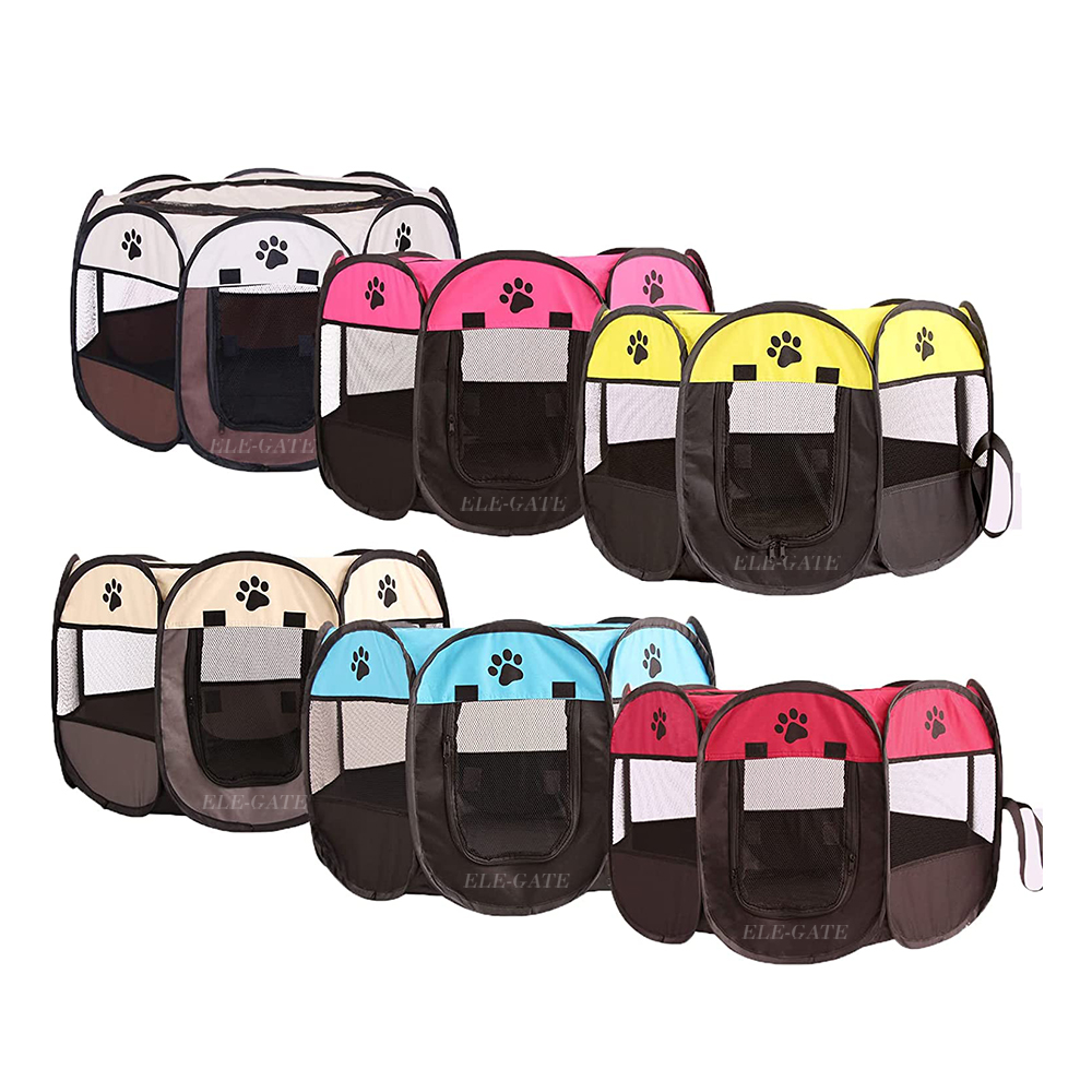 Corralito plegable para mascotas con funda de transporte - Image 2