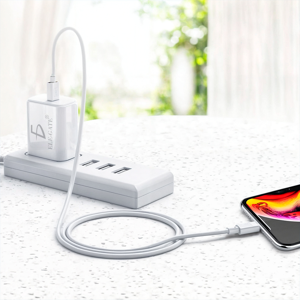 Cargador Rapido PD de 20 W con Cable Tipo C a Lightning - Image 3