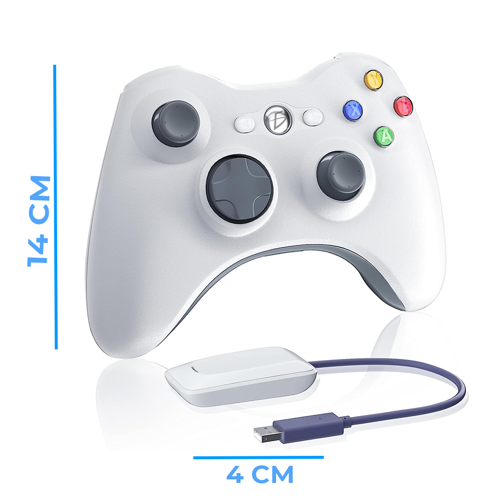 Gamepad Control Joystick inalámbrico para Xbox 360 2.4GHZ Con Adaptador Receptor - Image 5