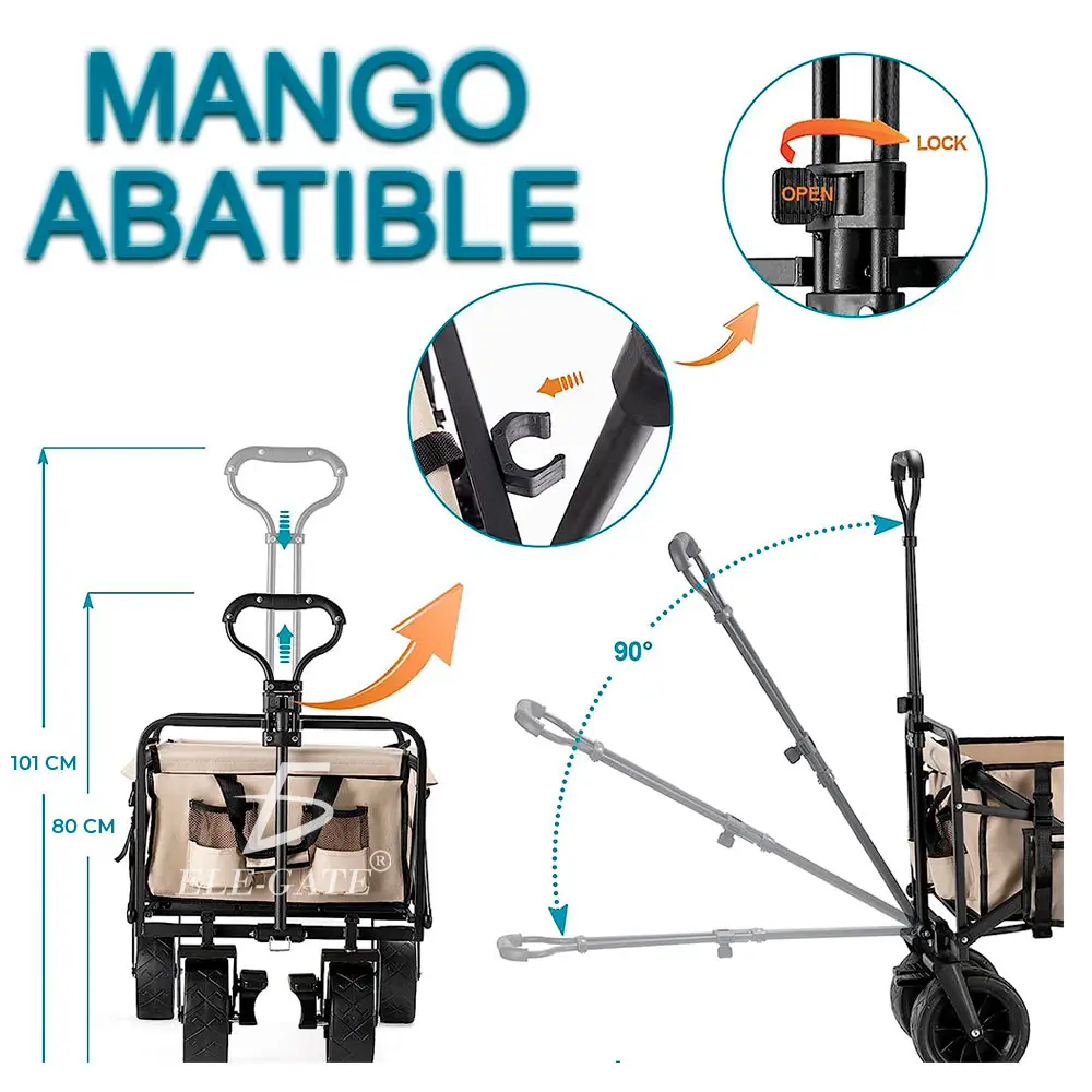 Carro Utilitario Plegable para Exteriores: Versatilidad y Resistencia para tus Actividades al Aire Libre - Imagen 3