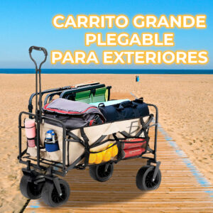 Carro Utilitario Plegable para Exteriores: Versatilidad y Resistencia para tus Actividades al Aire Libre