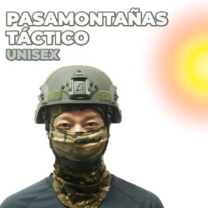 Pasamontañas militar camuflajeado para exteriores