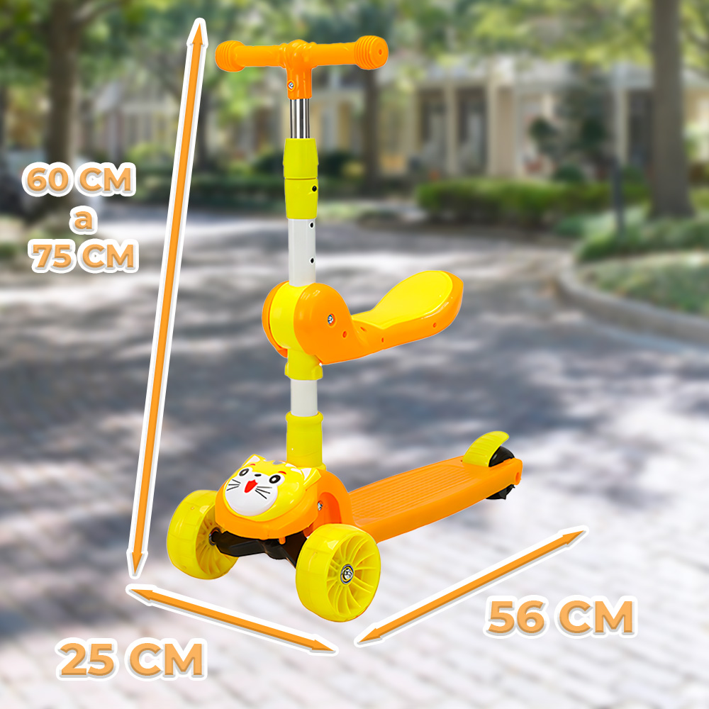 Scooter con Asiento Extraíble y Ajustable: ¡Diversión y Seguridad en Movimiento! - Image 5