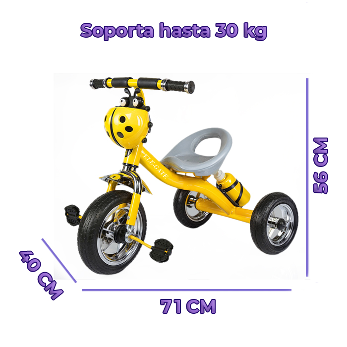 Triciclo de Catarina Ruedas de Plástico - Image 4