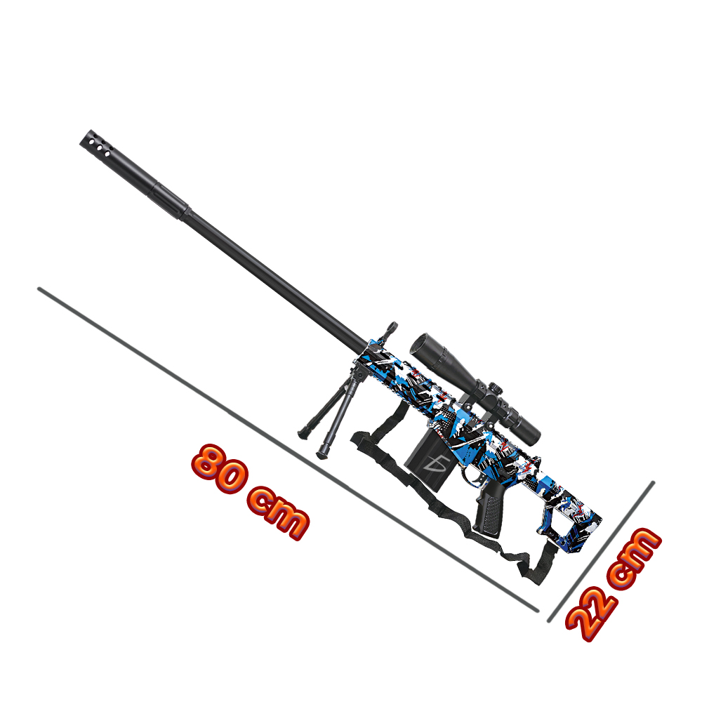 Pistola de Hidrogel de Larga Distancia con Mira y Silenciador - Image 6