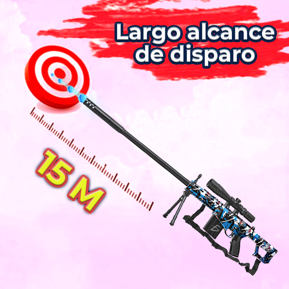 Pistola de Hidrogel de Larga Distancia con Mira y Silenciador - Image 5
