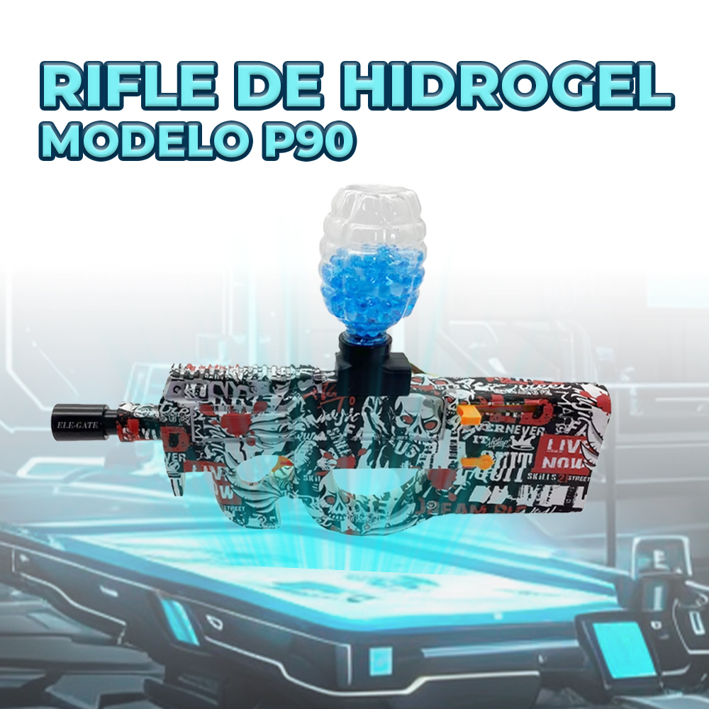 Ametralladora Automática Blaster con Balas de Hidrogel