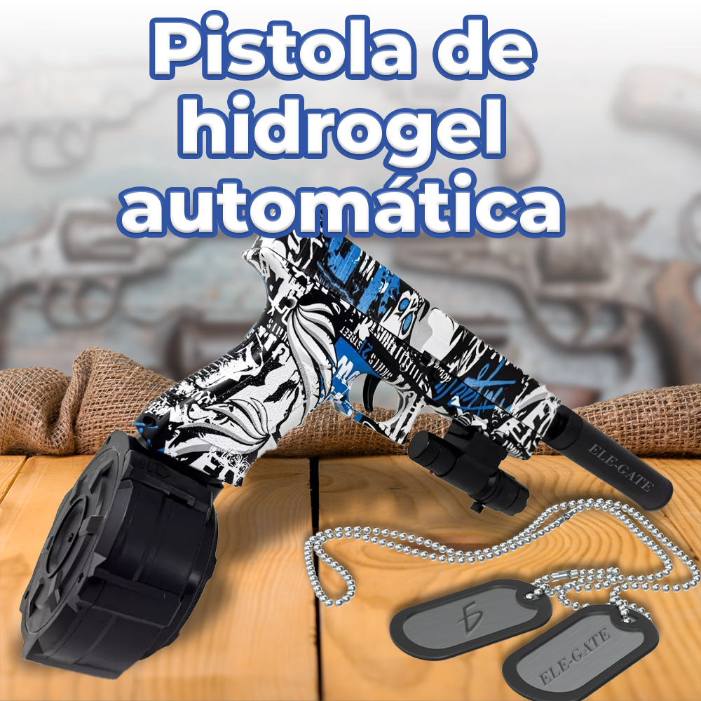 Pistola eléctrica de hidrogel para niños