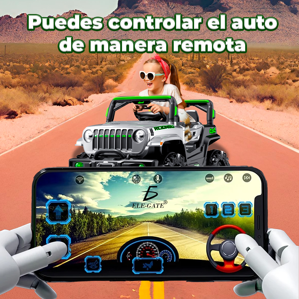 Coche Todo Terreno a Batería 4x4 para Niños - Image 5