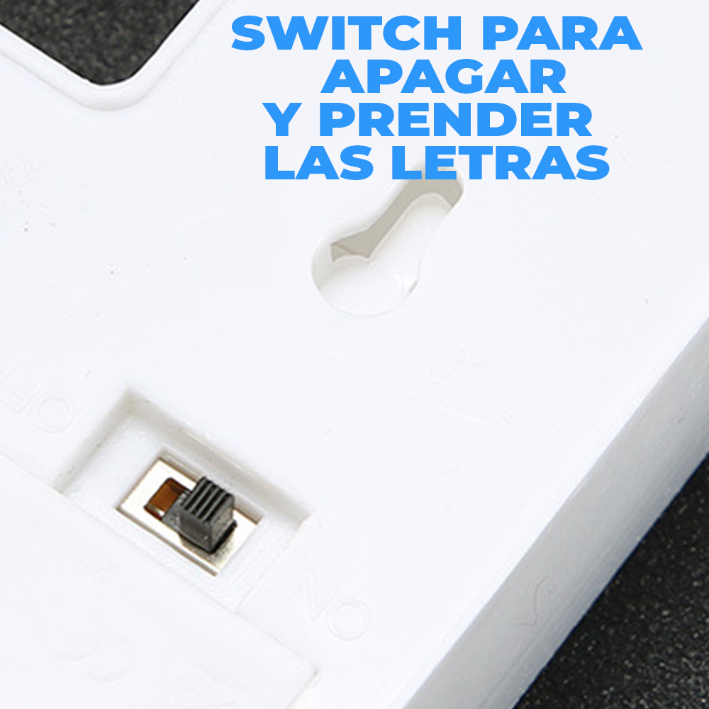 Símbolo @ en 3D de Luz Led Luz Cálida. - Image 5