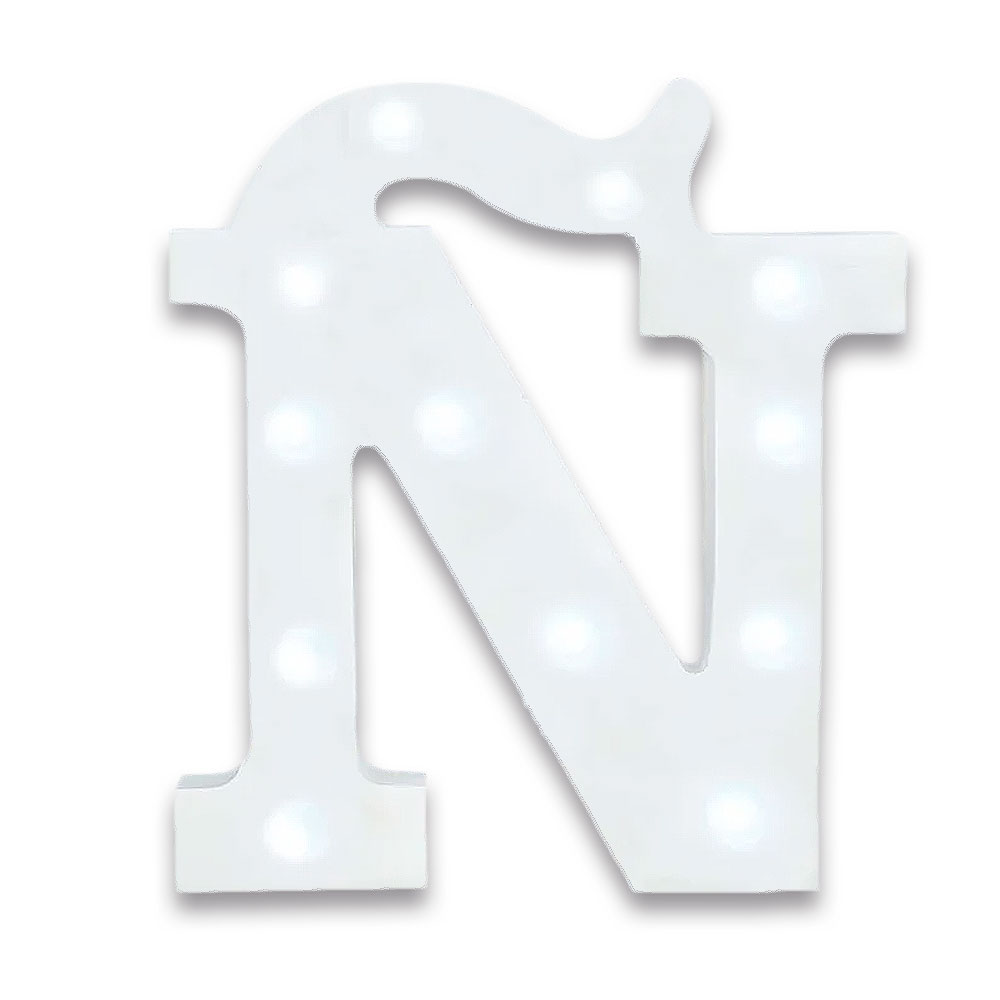 Led Letras Ñ 3d Luces Foco Lampara Decora Abecedario - Image 2