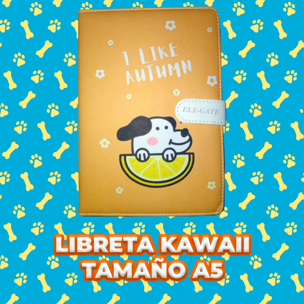Libreta Kawaii A5 con Portada Acolchada y Texturizada