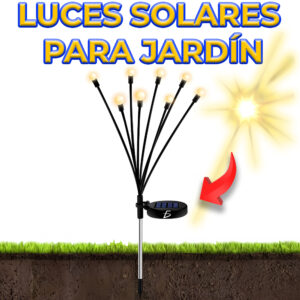 Luces solares de jardín 10 leds