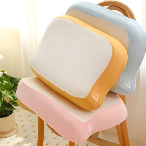 Almohada Antiestrés viscoelástica con forma de rebanada de pan