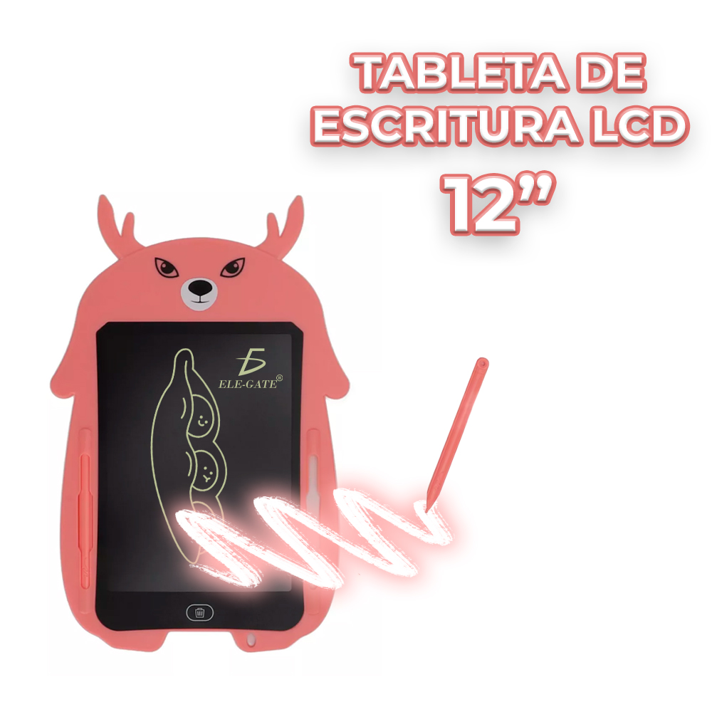 Tableta de Escritura LCD de 12 Pulgadas Para Juguetes Educativos de Dibujo